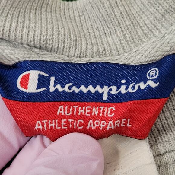 Vintage Y2K Champion Rider-University Sweatshirt XL 25x25 Boxy - Picture 15 of 16